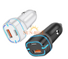 Dual Output A+C PD Car Charger with LED light