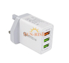 Three Port Quick Charge QC 3.0 18W Wall Charger 