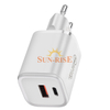 GaN 2 Port A+C Quick Charge,PD Wall Charger 