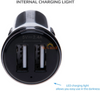 USB Car Charger , 12W/2.4A Rapid Car Charger