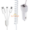 3 in 1 Multi-function Cable Type USB Car Charger 