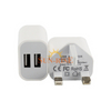 USB Plug in Wall Charger, 2.4A Fast Charge Dual Port Power Adapter US Type, ChinaType , Euro Type , UK Type , Australia Type 