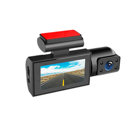 Cross-border popular driving recorder three-record high-definition 1080P night vision wide-angle 3-inch three-lens car record