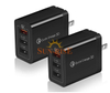 Three Port Quick Charge QC 3.0 18W Wall Charger 