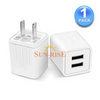 USB Wall Charger Block Dual Port Cube USB Plug Power Charging Adapter