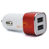 Metal Shell USB Car Charger , 12W/2.4A Rapid Car Charger