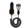 3 in 1 Multi-function Cable Type USB Car Charger 