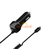 USB Car Charger with Coiled Cable , 12W/2.4A Car Charger 