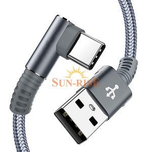 3 A Quick Charging Angled USB C Cable