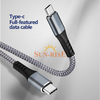 USB C To USB C Fast Charging Cable PD 60W Long Type C Charger Cord 