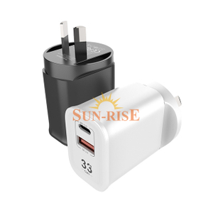 GaN 2 Port A+C Quick Charge,PD Wall Charger 