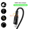 Multi USB Charger Cable 3A 3-in-1 Charging Cable