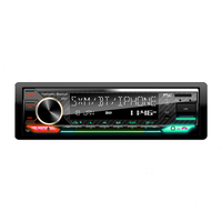 New 12V detachable car MP3 player Bluetooth hands-free colorful streamer light FM radio with remote control