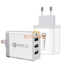 Three Port Quick Charge QC 3.0 18W Wall Charger 