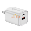 GaN 2 Port A+C Quick Charge,PD Wall Charger 