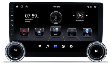 10-inch QLED ultra-high-definition screen dual-knob universal Android phone with CP